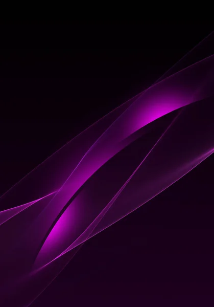 Ondas de fundo abstratas. Fundo abstrato preto e roxo para papel de parede ou cartão de visita — Fotografia de Stock