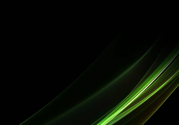 Αφηρημένα κύματα υποβάθρου. Μαύρο και πράσινο αφηρημένο φόντο για επαγγελματική κάρτα ή ταπετσαρία — Φωτογραφία Αρχείου
