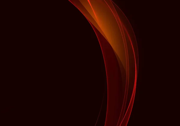 Ondas de fondo abstractas. Fondo abstracto negro y rojo para wallpaper oder tarjeta de visita — Foto de Stock