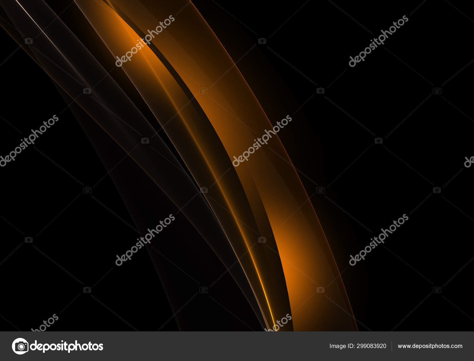 Ondas de fondo abstractas fondo abstracto negro y naranja para