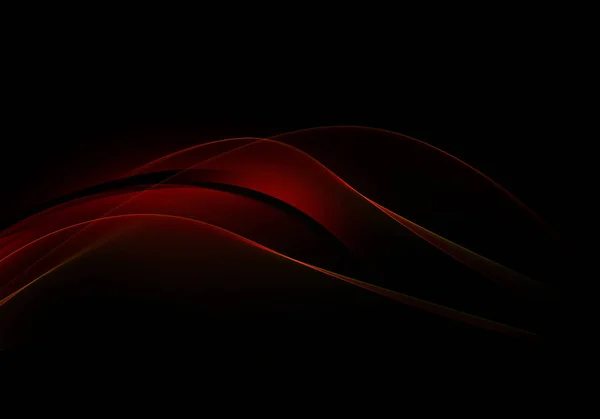 Абстрактные фоновые волны. Черный и красный абстрактный фон — стоковое фото