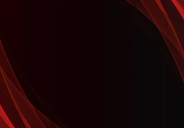 Abstrakte Hintergrundwellen. schwarzer und roter abstrakter Hintergrund — Stockfoto
