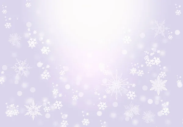 Blue Winter Background with snowflakes for your own creations — Stock Photo, Image