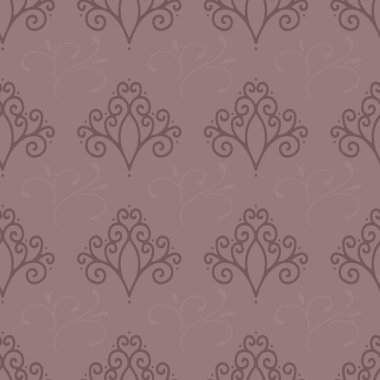 Romantik, pürüzsüz desen - tozlu gül arkaplanındaki süsler