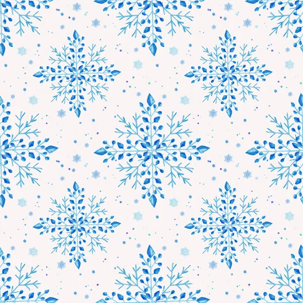Abstraktní Vinobraní Bezešvé Vzor Modré Ozdoby Bílém Pozadí Pro Tkaniny — Stock fotografie