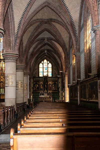 Interior Sint Franciscuskerk Groningen Netherlands — Stock Photo, Image