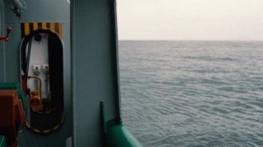 Deniz deniz - ağır iş açmak için gemi veya gemi güverte görüntülemek