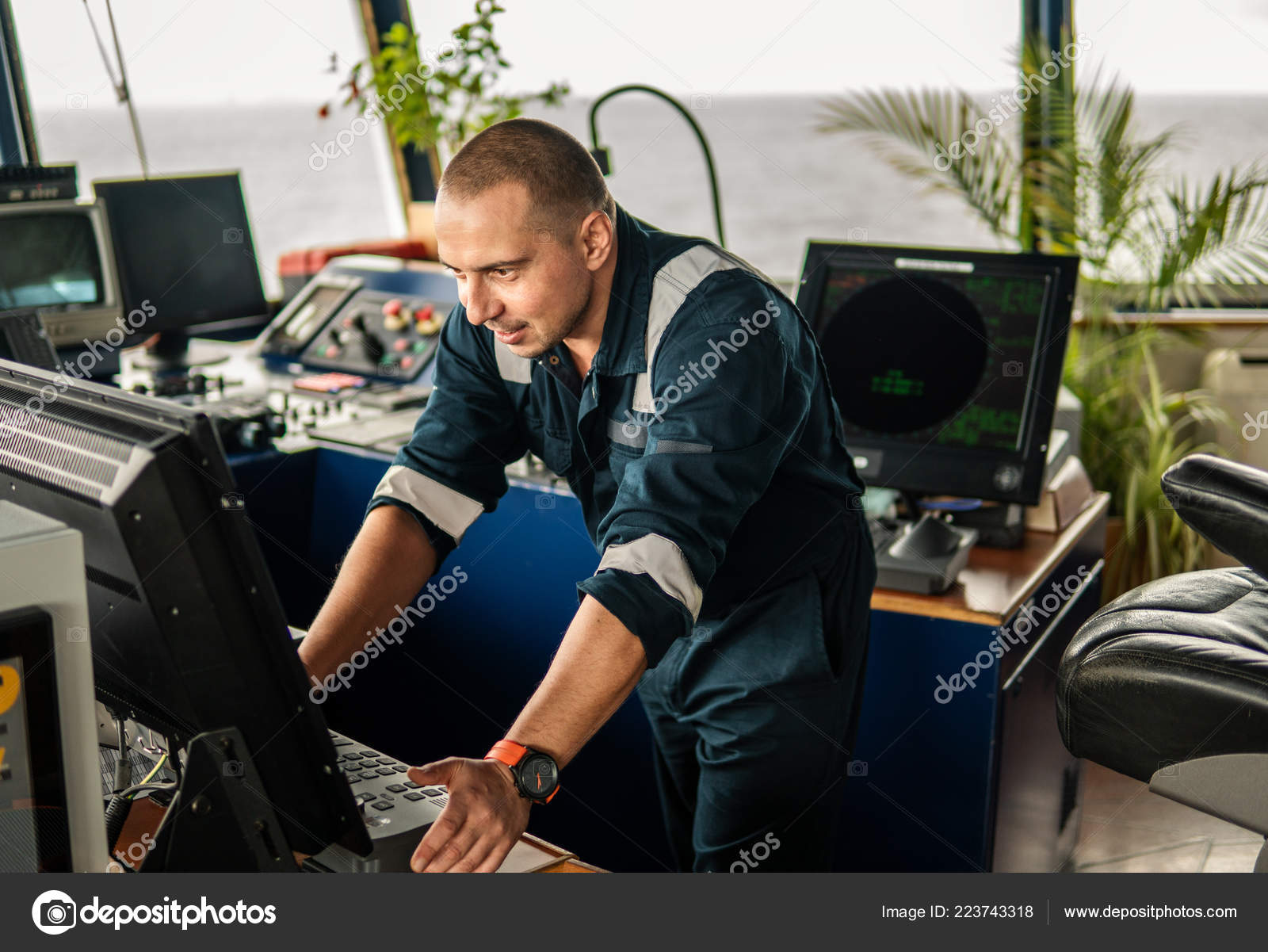 Marine Navigational Officer Chief Mate Navigation Watch Ship Vessel