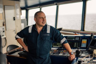 Deniz seyir memuru veya gezinti nöbet Şef dostum