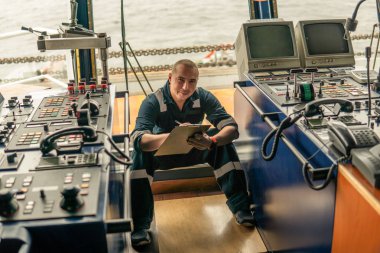Deniz seyir memuru veya gezinti nöbet Şef dostum