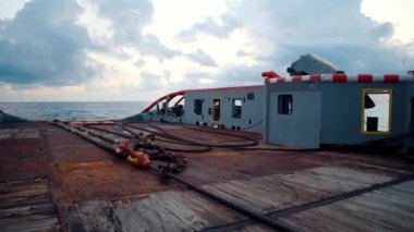 Statik çekme tankeri kaldırma için gemi hazırlama gemi mürettebatı