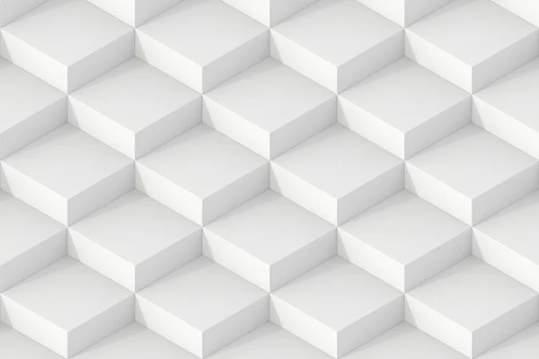 Weißer Quadratischer Abstrakter Hintergrund Hintergrund Zur Darstellung — Stockfoto