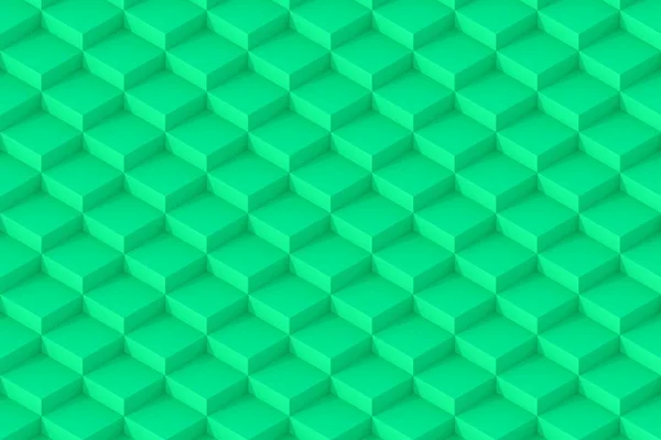 Fondo Abstracto Green Square Cubo Fondo Render Fondo — Foto de Stock