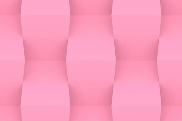 Pink Geometric Abstract Background Render Arrière Plan — Photo