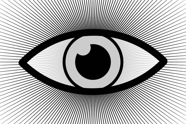 Абстрактный Фон Глаза Черный Серый Белый Векторный Рисунок — стоковый вектор