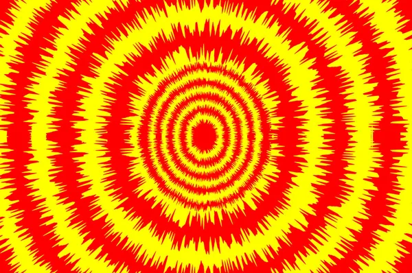 Explosion Abstraktes Rotes Und Gelbes Vektormuster — Stockvektor