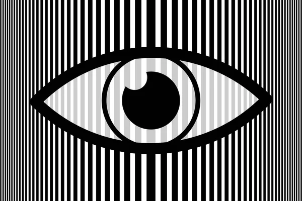 Μάτι Abstract Ιστορικό Μαύρο Γκρι Και Λευκό Διάνυσμα Μοτίβο — Διανυσματικό Αρχείο