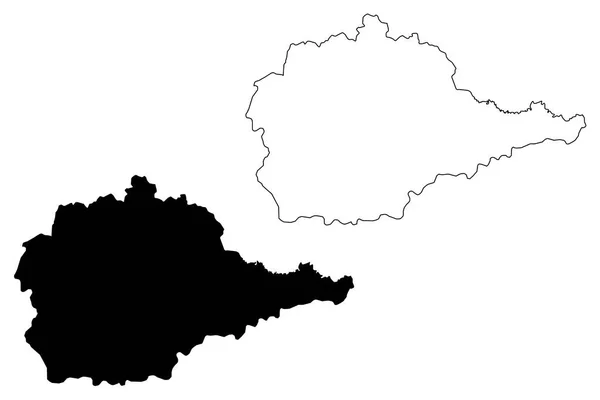 Żydowski Obwód Autonomiczny Rosja Podmiotów Federacji Rosyjskiej Obwód Autonomiczny Mapa — Wektor stockowy