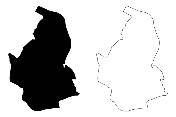 Nevsehir Províncias República Turquia Mapa Ilustração Vetorial Rabisco Esboço Nevsehir — Vetor de Stock