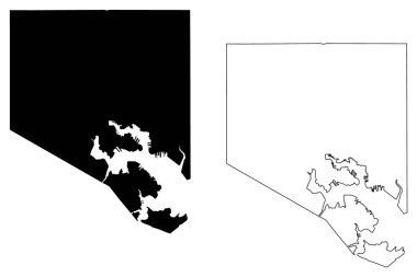 Baltimore şehir (Amerika Birleşik Devletleri şehirler, Amerika Birleşik Devletleri, ABD Şehir) harita vektör çizim, karalama taslak Baltimore şehir haritası