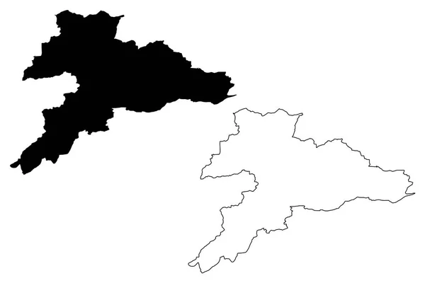 Jura Cantões Suíça Cantões Suíços Confederação Suíça Mapa Ilustração Vetorial — Vetor de Stock