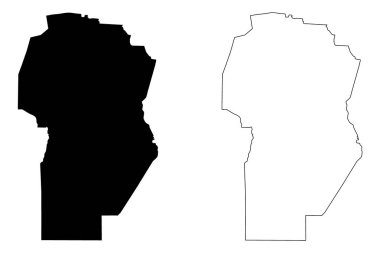 Cordoba (Region of Argentina, Argentine Republic, Provinces of Argentina) map vector illustration, scribble sketch Cordoba Province map clipart