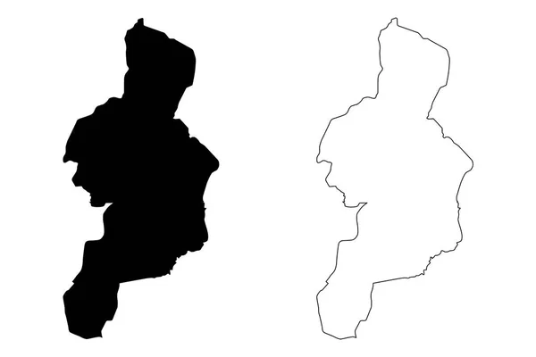 Regione Amministrativa Cordillera Regioni Province Delle Filippine Repubblica Delle Filippine — Vettoriale Stock