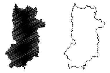 Nara İli (Japonya, Japonya deprem idari yapılanması) harita vektör çizim, karalama taslak Nara harita