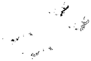 Okinawa İli (Japonya, Japonya deprem idari yapılanması) harita vektör çizim, karalama taslak Okinawa harita