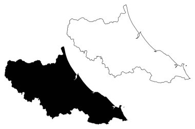 Ha Tinh ilinde (Vietnam Sosyalist Cumhuriyeti, Vietnam alt bölümleri) harita vektör çizim, karalama taslak Tinh Ha Tinh harita