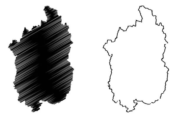 Prefektura Šiga Administrativní Dělení Japonska Prefektur Japonska Mapa Vektorové Ilustrace — Stockový vektor