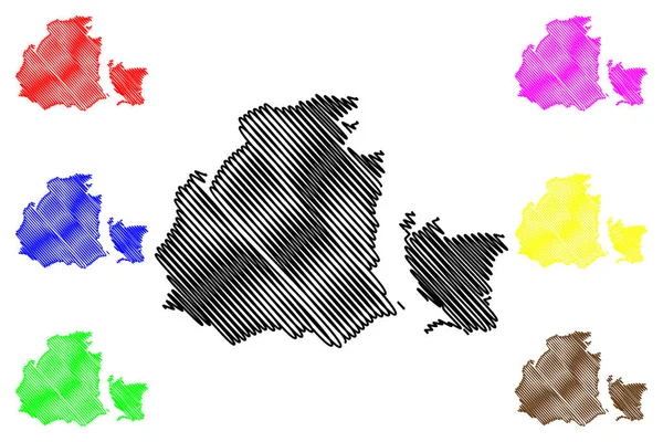 Obwalden Cantões Suíça Cantões Suíços Confederação Suíça Mapa Ilustração Vetorial — Vetor de Stock