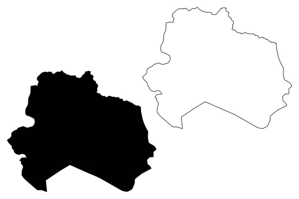 Province Khorasan Nord Provinces Iran République Islamique Iran Perse Illustration — Image vectorielle