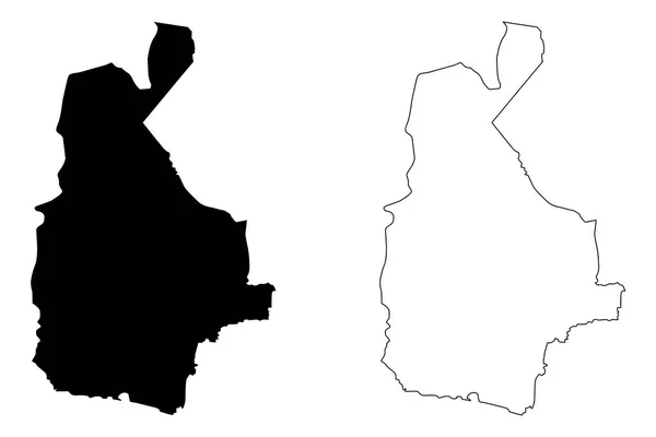 Sistan Provincia Baluchestán Provincias Irán República Islámica Irán Persia Mapa — Vector de stock