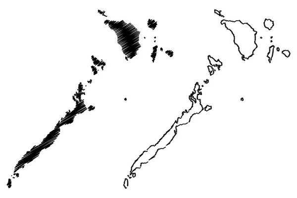 Região Mimaropa Regiões Províncias Das Filipinas República Das Filipinas Mapa — Vetor de Stock