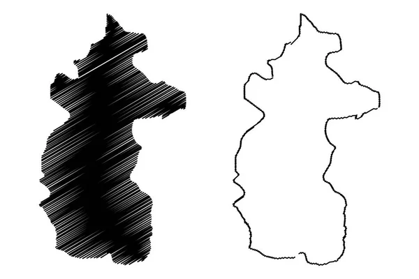 Közép Kasai Tartomány Kongói Demokratikus Köztársaság Kongói Demokratikus Köztársaság Kongói — Stock Vector