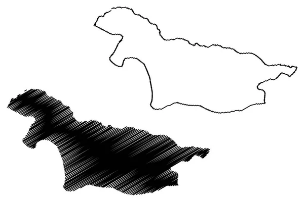 Ilustracja Wektorowa Prowincji Nord Ubangi Demokratyczna Republika Konga Demokratyczna Republika — Wektor stockowy