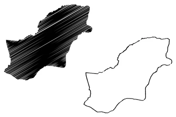 Province Golestan Provinces Iran République Islamique Iran Perse Illustration Vectorielle — Image vectorielle