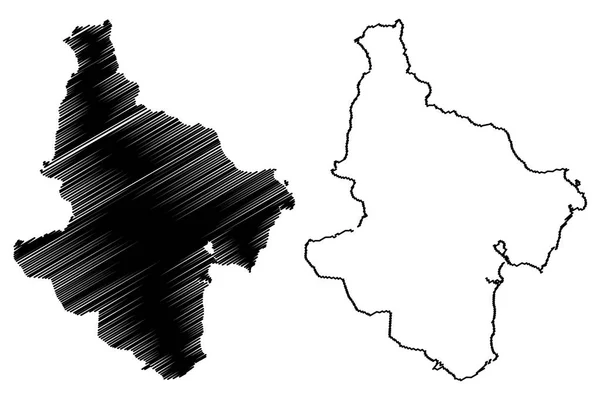 Ninh Thuan Province República Socialista Vietnã Subdivisões Vietnã Mapa Ilustração — Vetor de Stock