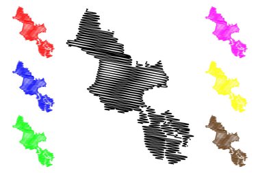 Ho Chi Minh Şehri Şehir haritası vektosu