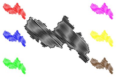 Lai Chau Eyaleti harita vektörü