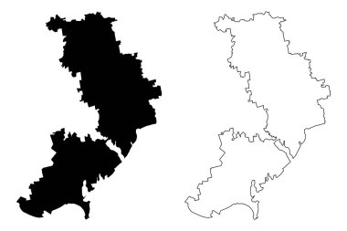 Odesa Oblast harita vecto