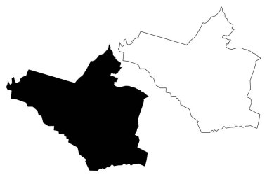 Buna Valiliği harita vecto