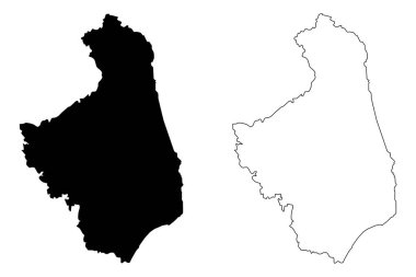 Podlaskie Voyvodalığı harita vecto