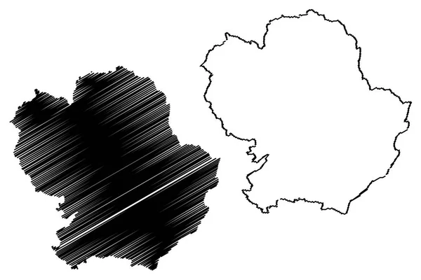 Vecto cartographique Angus — Image vectorielle