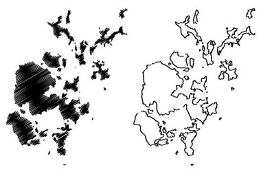 Orkney Adaları vecto göster