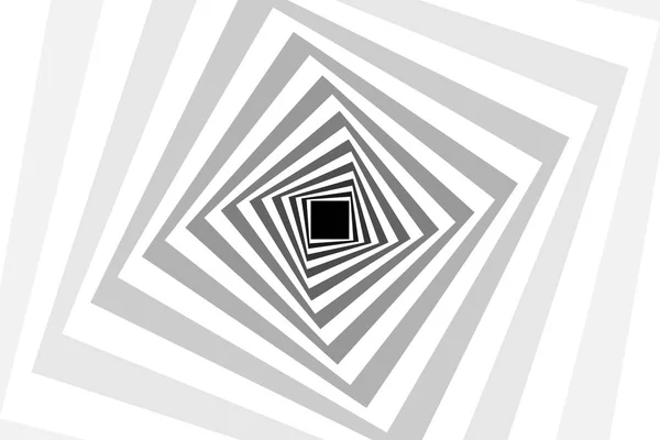 Patrón cuadrado de ilusión óptica — Vector de stock