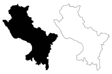 Cuzco Bakanlığı harita vecto