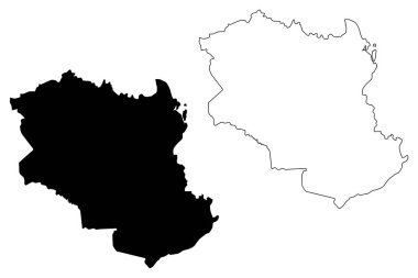 Monagas devlet harita vecto