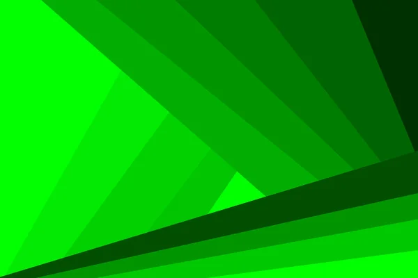 Fundo futurista abstrato - listras e triângulos - vetor verde — Vetor de Stock